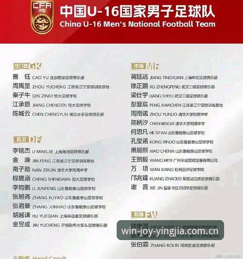 U17世界杯抽签深度解析：盈嘉体育平台带你全方位看懂国足小将出线形势指南